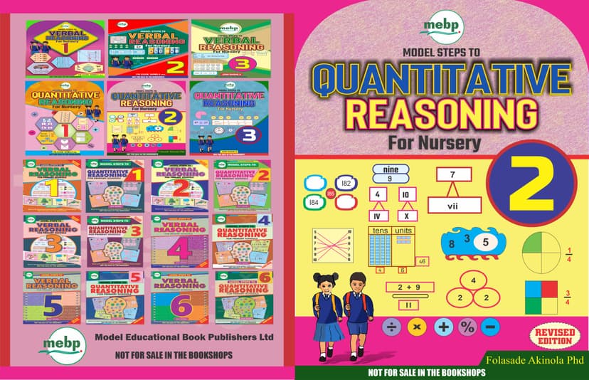 MODEL STEPS TO QUANTITATIVE REASONING For Nursery 2
